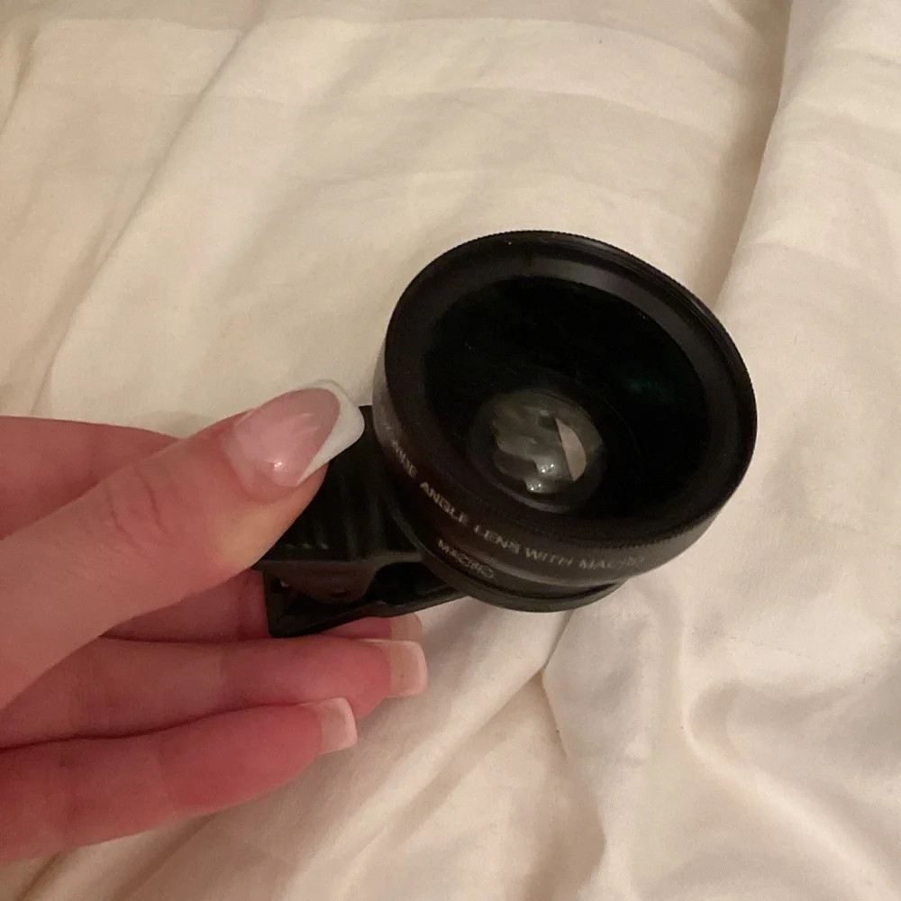 Wide Angle Lens with Macro Attachment - Black for phone 📱